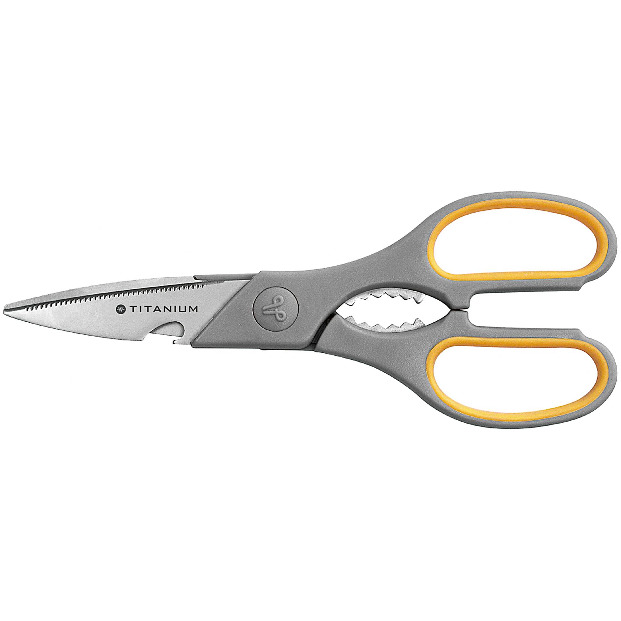 Forbici Westcott Softgrip Titanium Super Multi simmetriche giallo/grigio lama 21 cm - E-30486 00-0