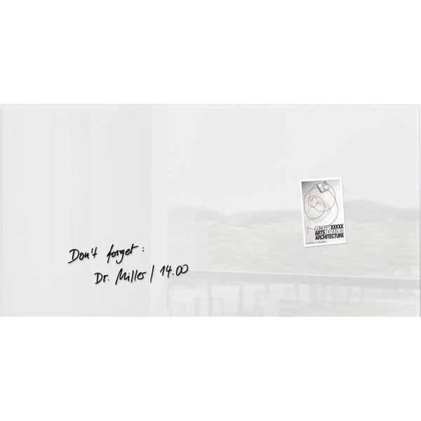 Sigel Glas-Magett Board Artverum® 91,0 x 46,0 cm bianco