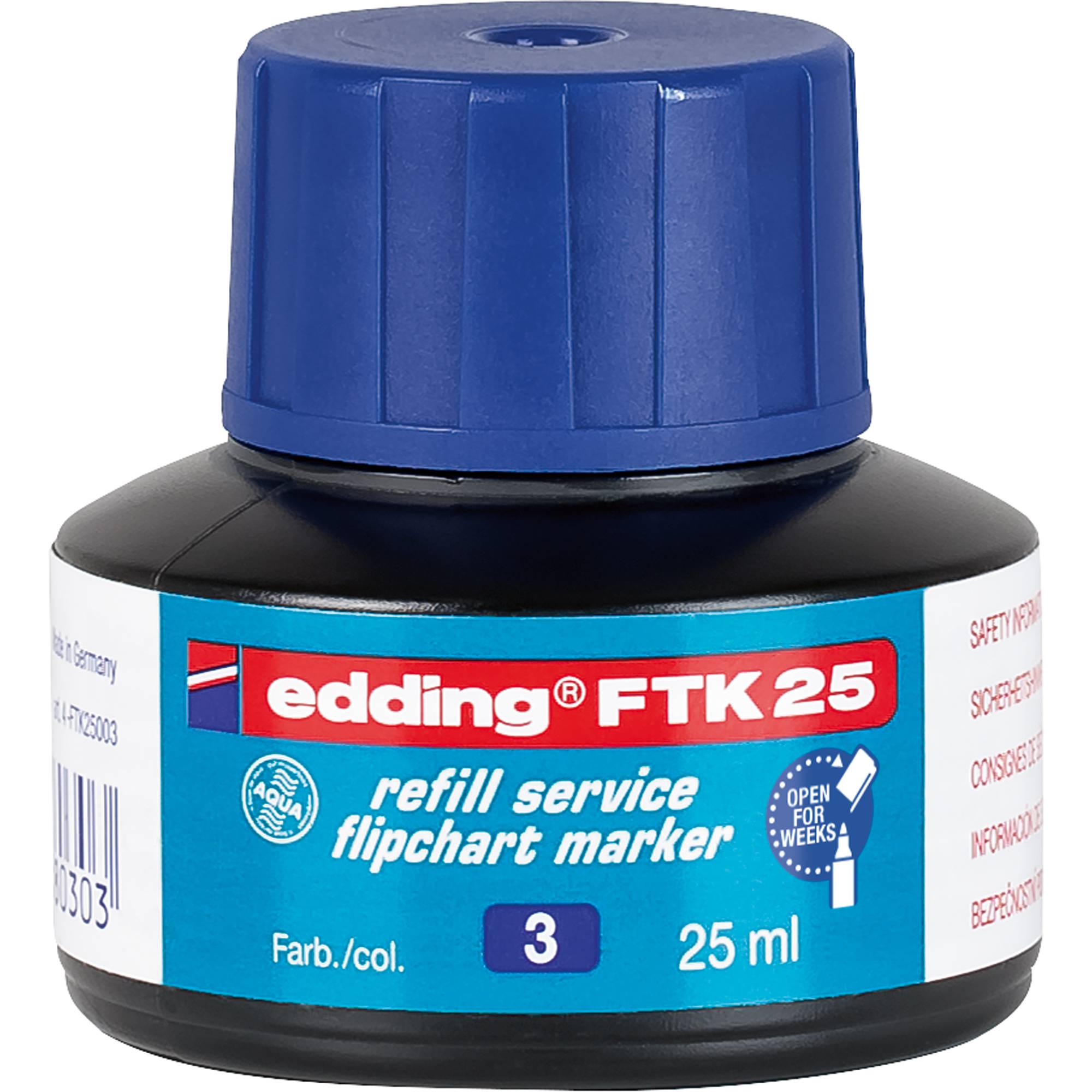 Edding FTK 25 Nachfülltinte für Flipchartmarker (4-FTK25003)