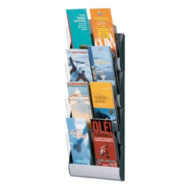 Paperflow portariviste Maxi System - A5 - alluminio