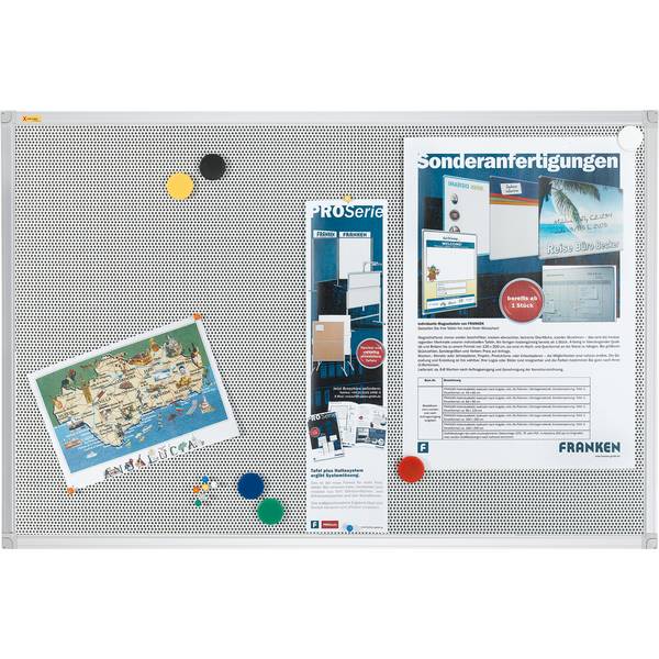 Franken PM3602 Magnettafel 900 x 600 mm Hellgrau (PM3602)