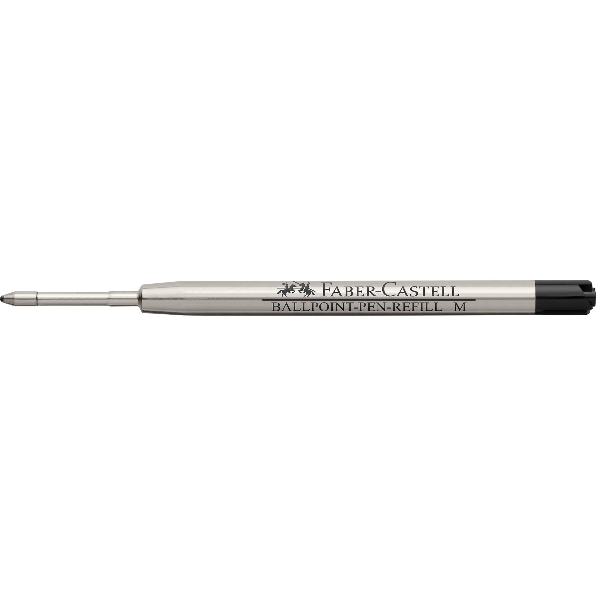 Refill per penne a sfera Faber-Castell M nero 148740-0
