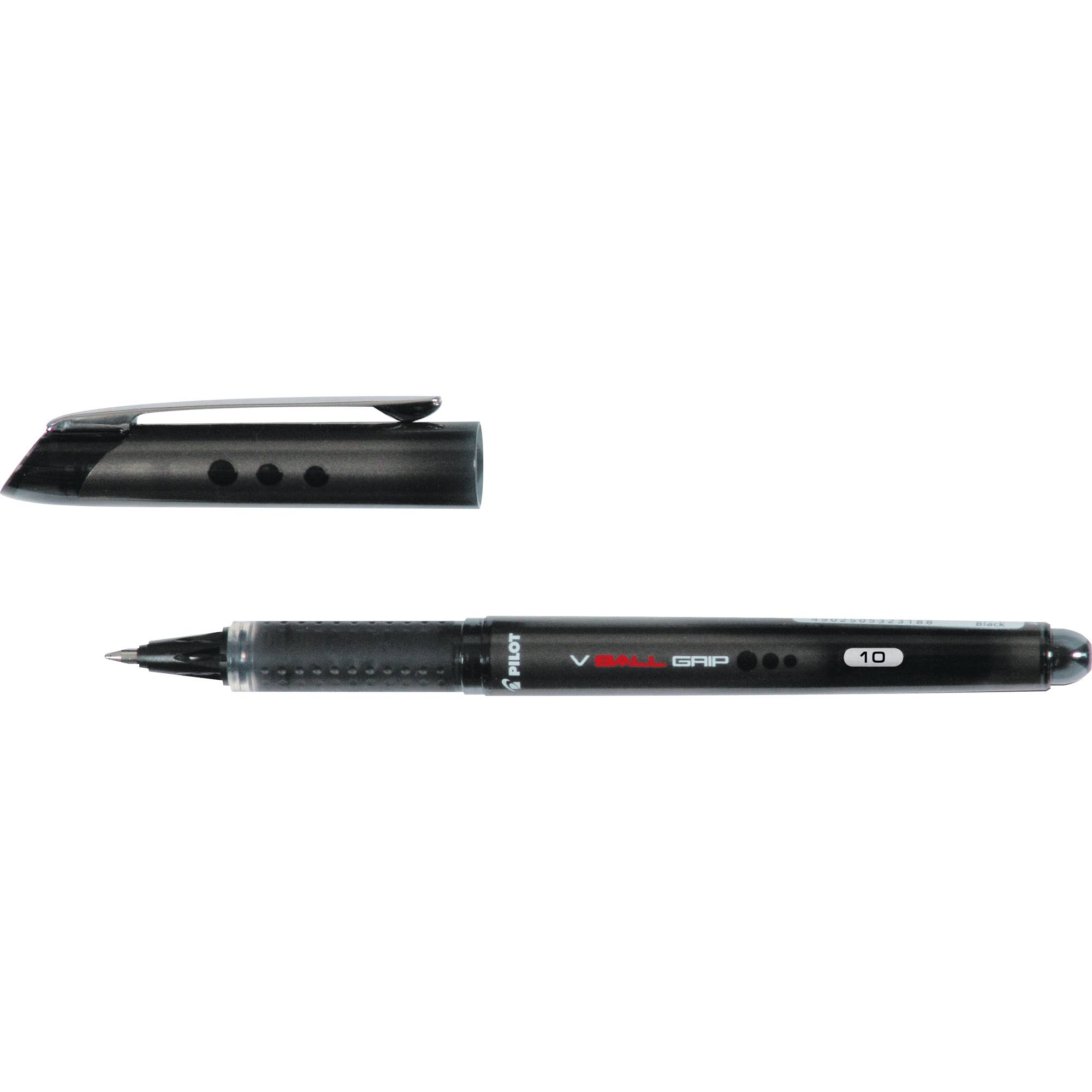 Pilot V -ball Grip 10 (b) Roller di inchiostro - Scrittura colore nero-0