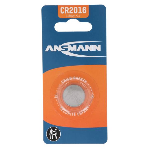 Pila a bottone al litio Ansmann CR2016, 3 Volt