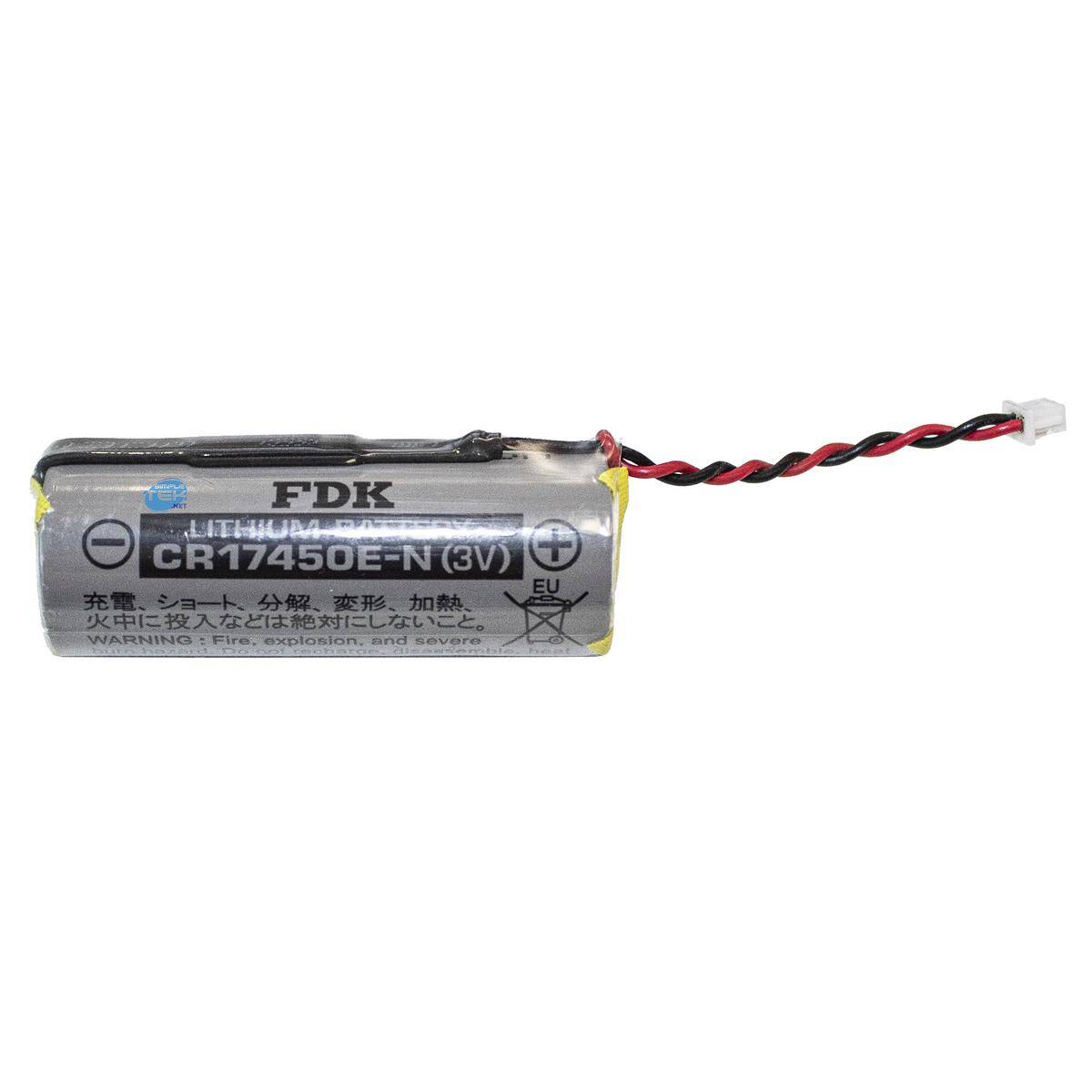 Batteria Al Litio Cr17450 1cr17450e-n 3v Compatibile Con Telepass Con Cavo 2pin-1