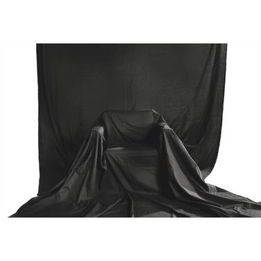 Hama 00021157 schermo da sfondo Nero Cotone