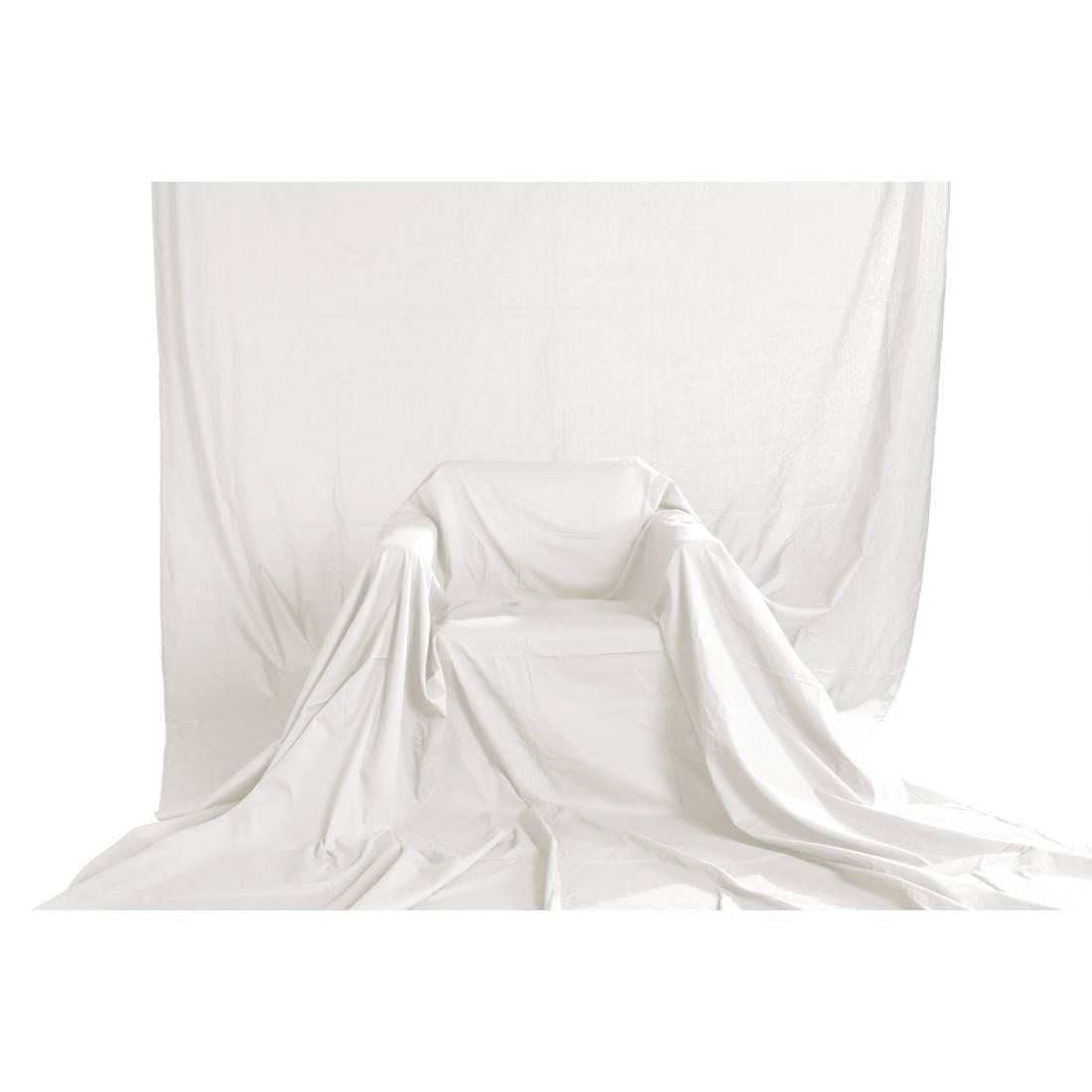 Hama 00021156 schermo da sfondo Bianco Cotone