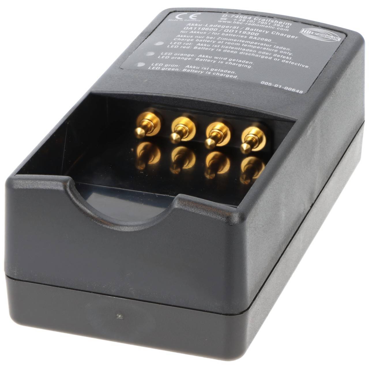 Caricabatterie originale HBC QA119600 per batteria radiocomando FUB09N-0