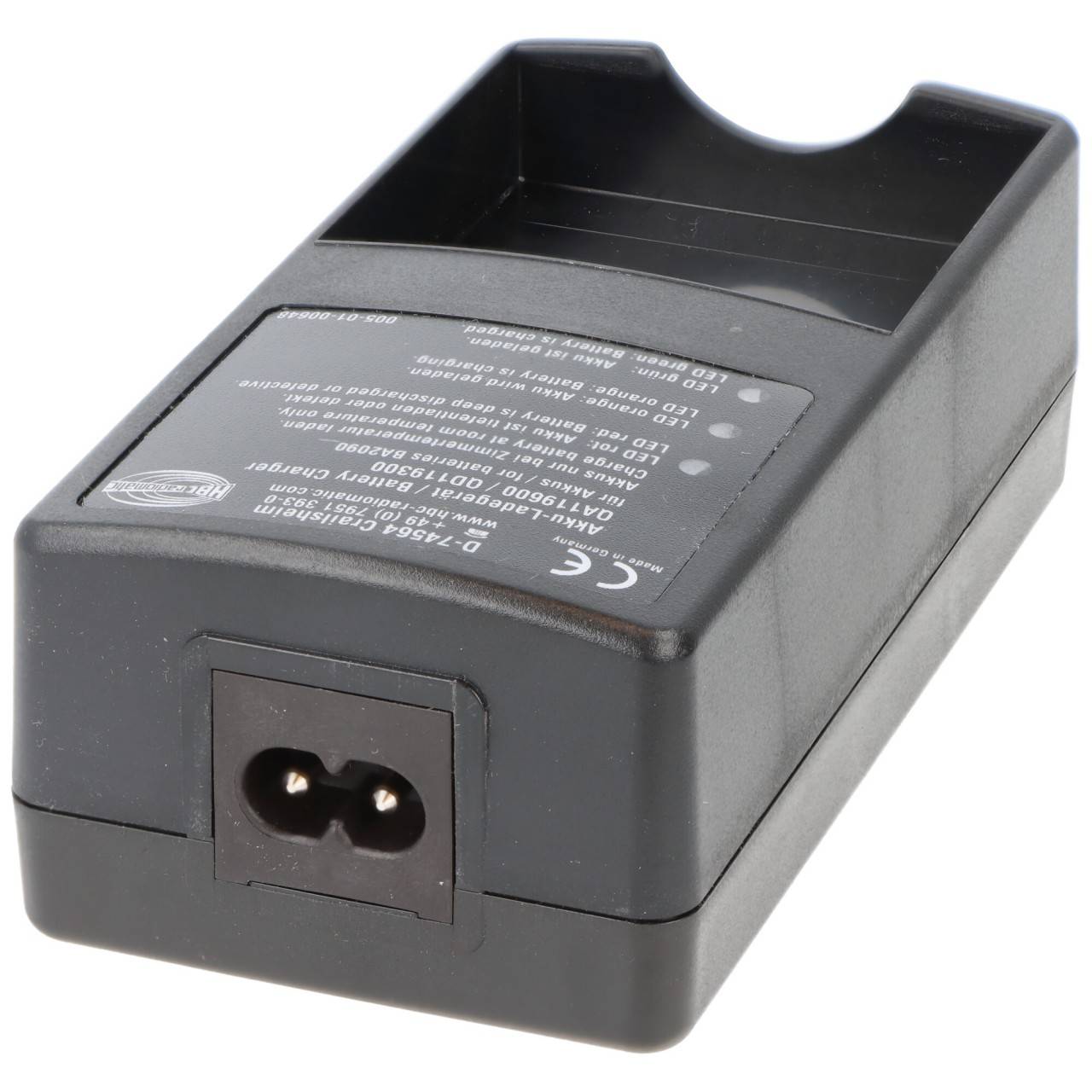 Caricabatterie originale HBC QA119600 per batteria radiocomando FUB09N-1