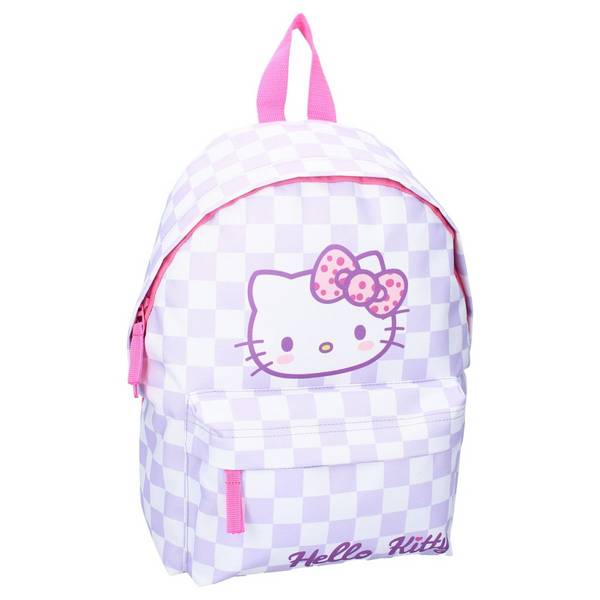 Zaino Hello Kitty “Bag It Up!” Zaino per bambini con motivo a quadri e tasca frontale