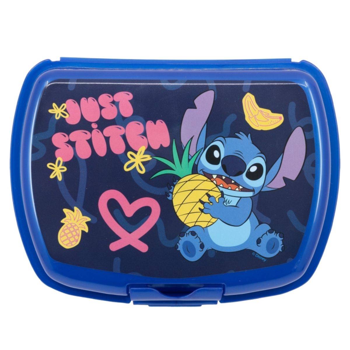 Scatola per snack Disney Stitch: infrangibile, senza BPA e perfetta da portare in viaggio!-1