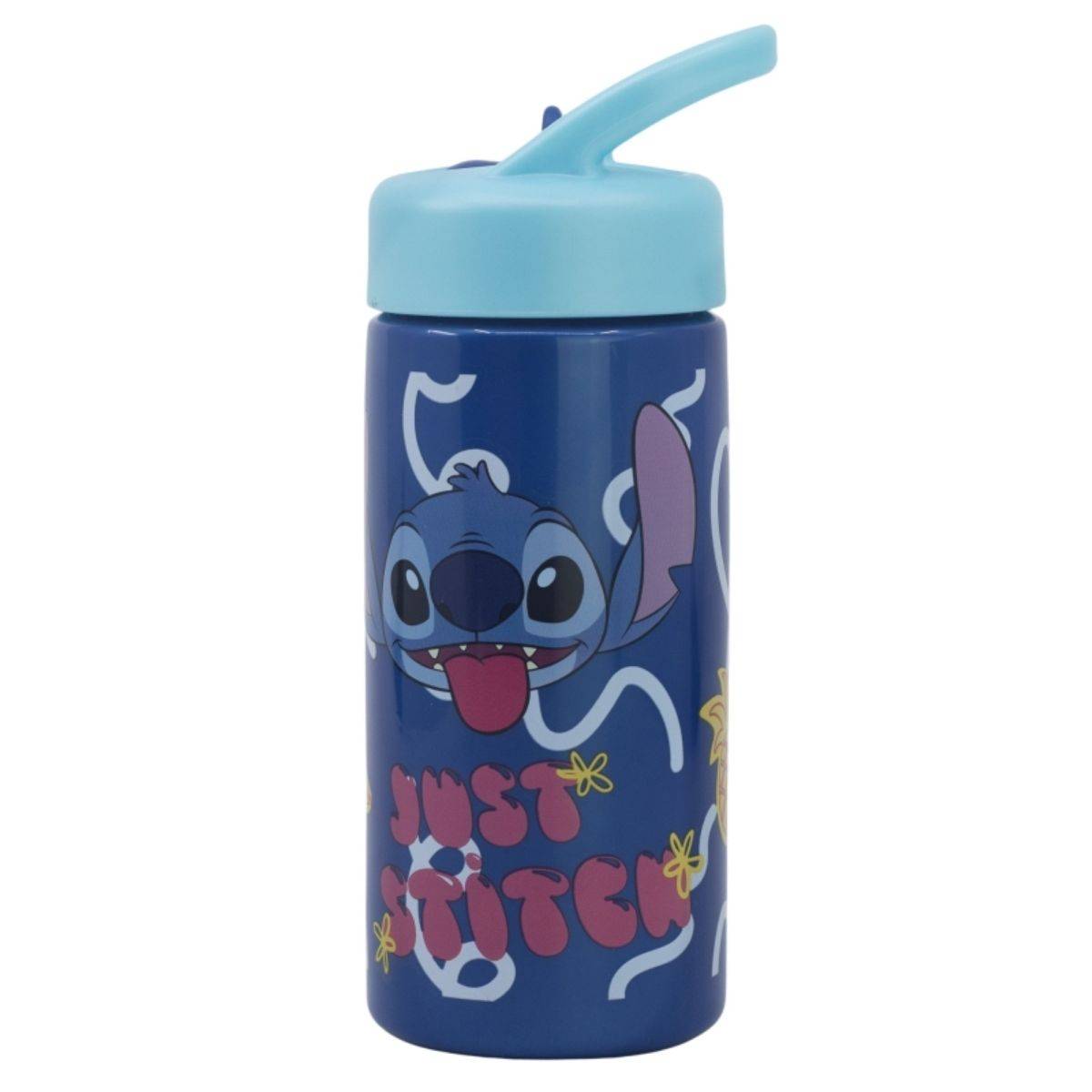 Borraccia Disney Stitch: pratica, senza BPA e con cannuccia per l'uso quotidiano!-0