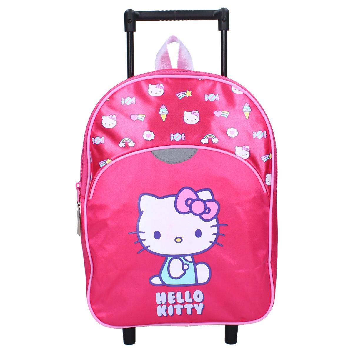 Trolley Hello Kitty Follow The Rainbow – Con spallacci regolabili e ruote-1