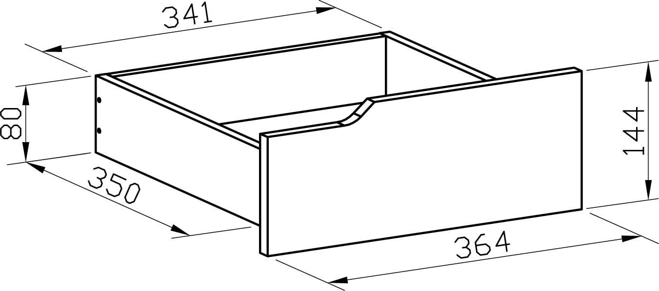Cassettiera a Tre Cassetti con Ruote per Scrivania Nero-2