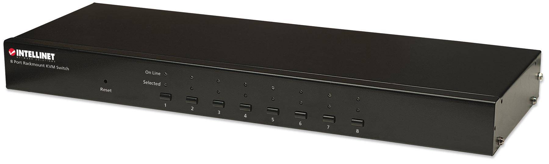 KVM Switch 8 porte combo USB + PS/2, OSD-0