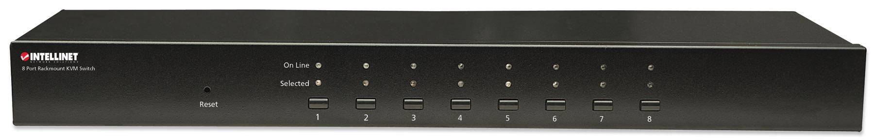 KVM Switch 8 porte combo USB + PS/2, OSD-2