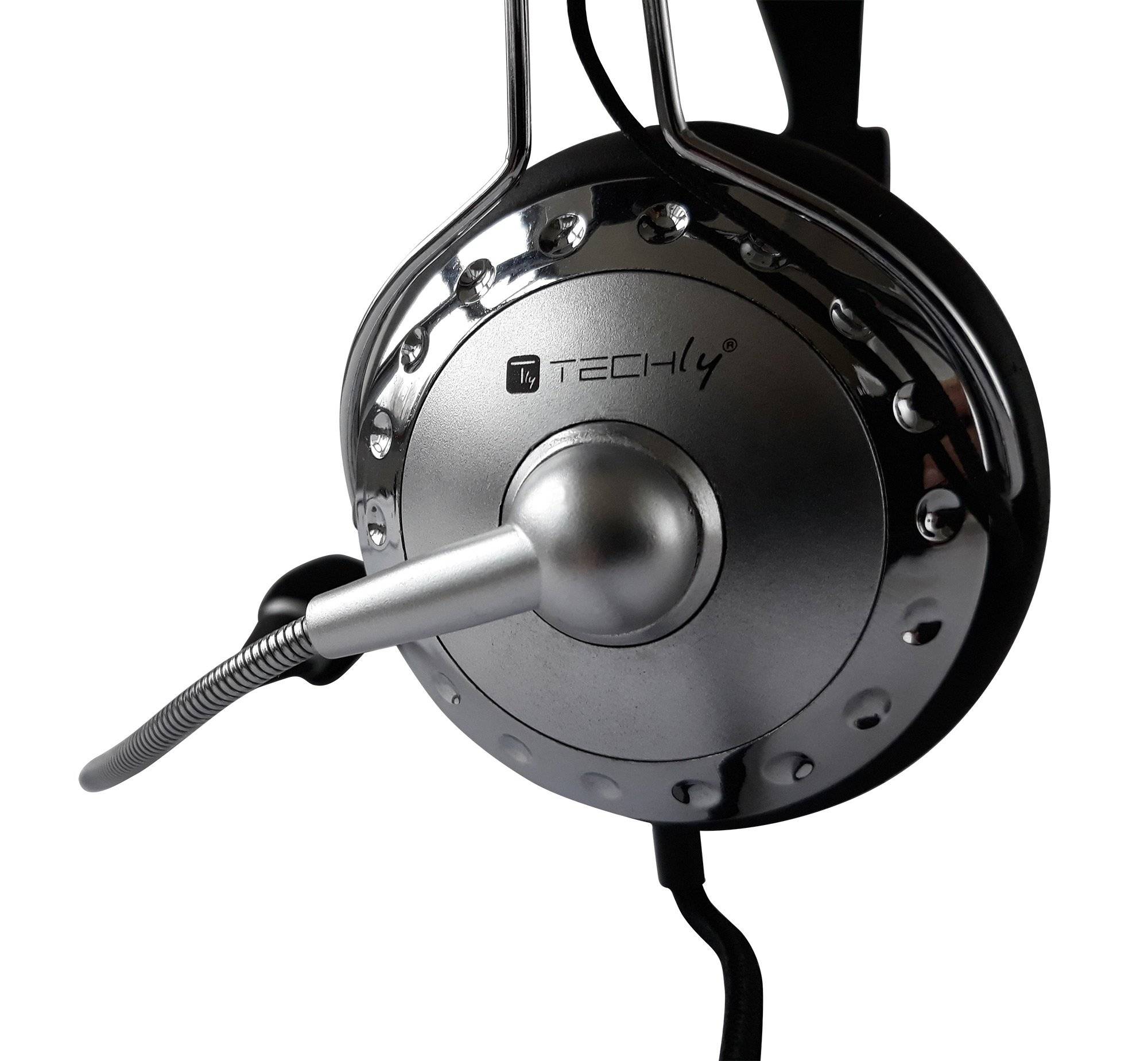 Cuffia Stereo con Microfono e Controllo Volume-4