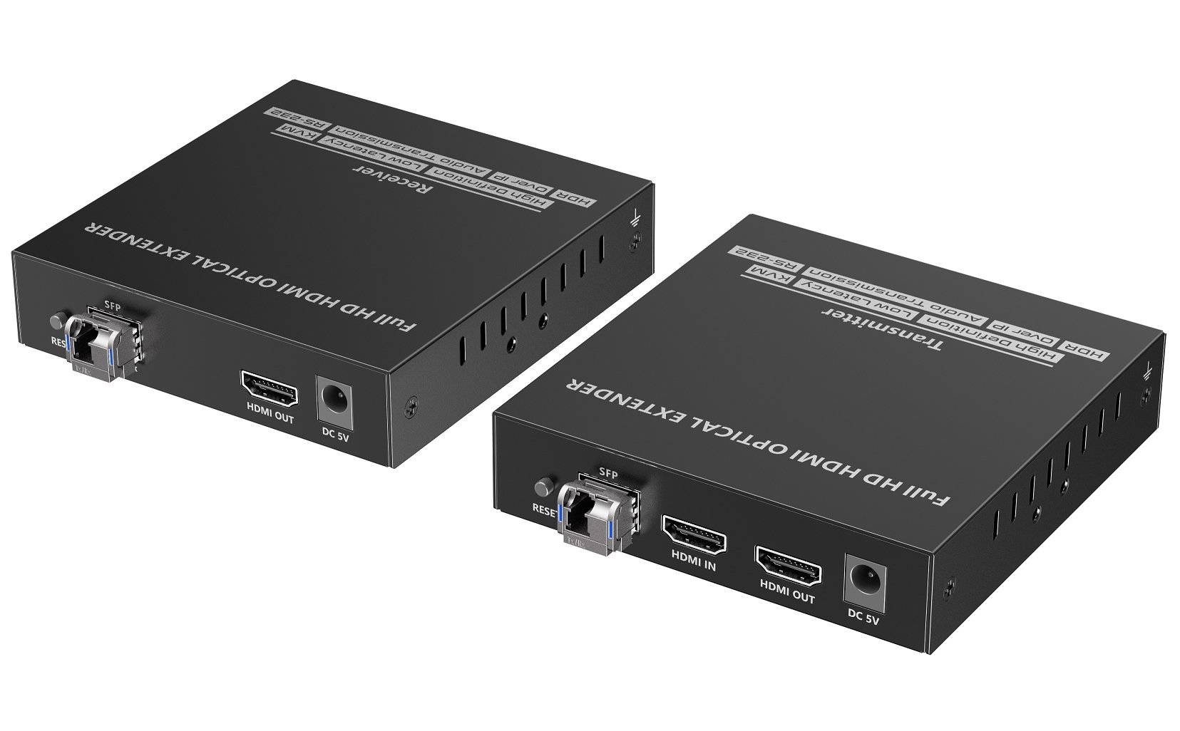 Extender Ottico KVM HDMI Over IP Full HD Non Compresso fino a 40Km-1
