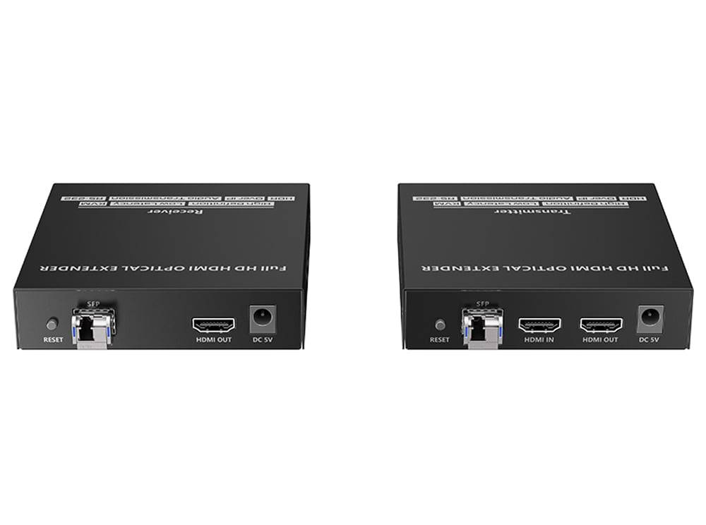 Extender Ottico KVM HDMI Over IP Full HD Non Compresso fino a 40Km-2