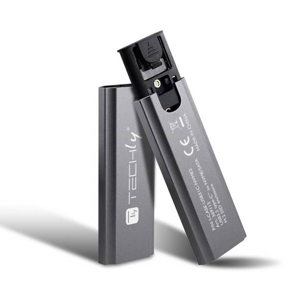 Box Esterno USB-C™ USB3.2 Gen2 NVMe/SATA M.2 SSD