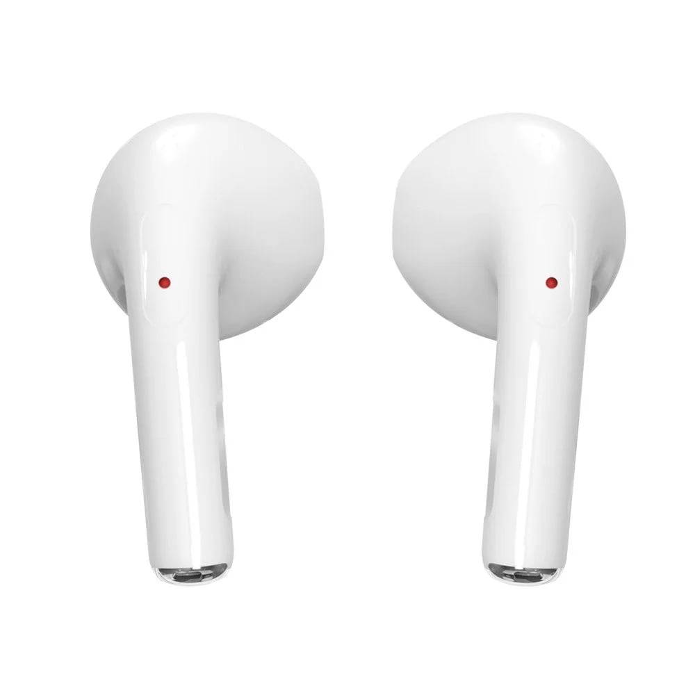 Auricolari Wireless BT v5.1 con Custodia di Ricarica 2 in 1 Bianco-3