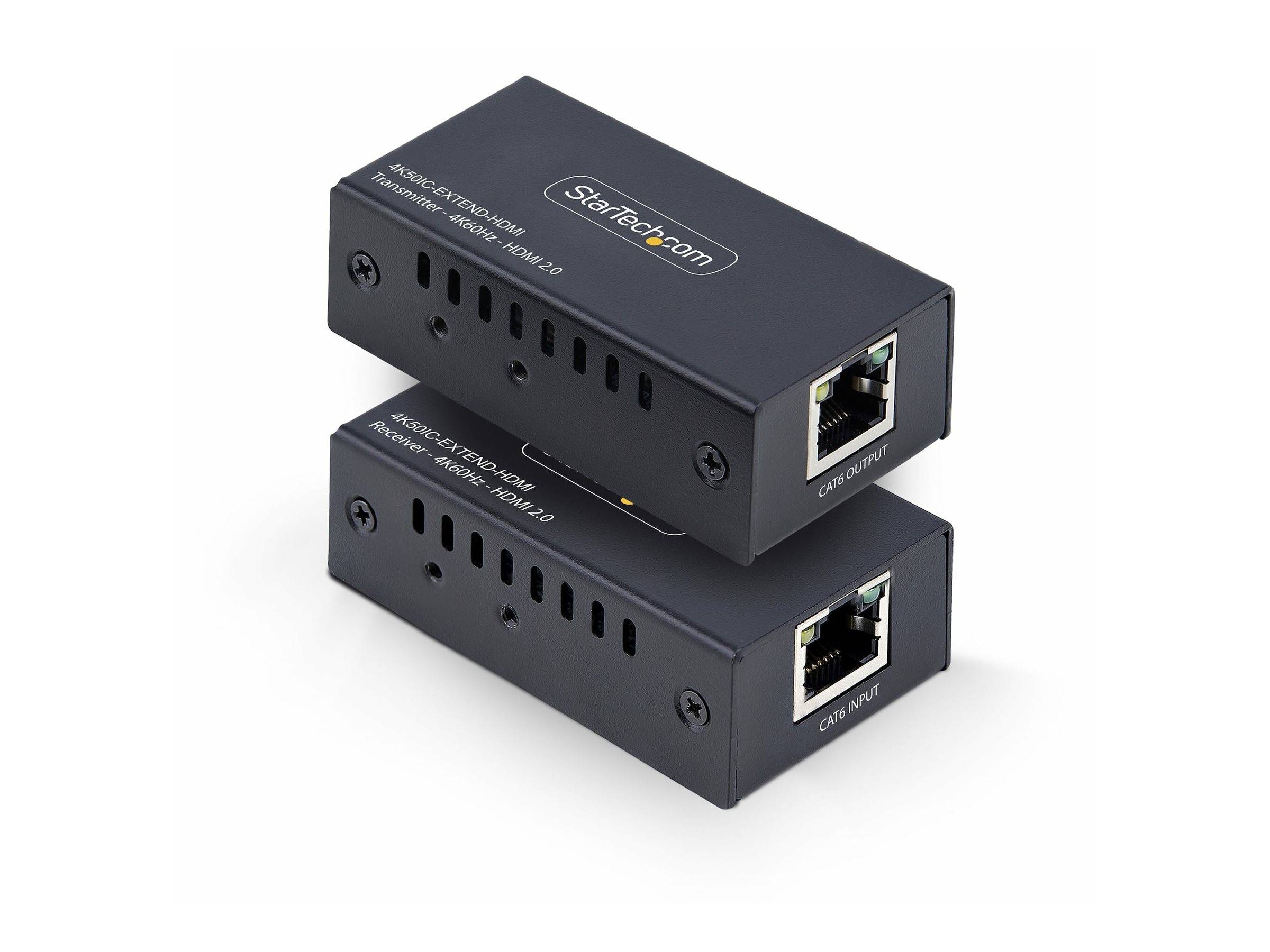 StarTech.com 4K50IC-EXTEND-HDMI moltiplicatore AV Trasmettitore e ricevitore AV Nero (4K50IC-EXTEND-HDMI)-0