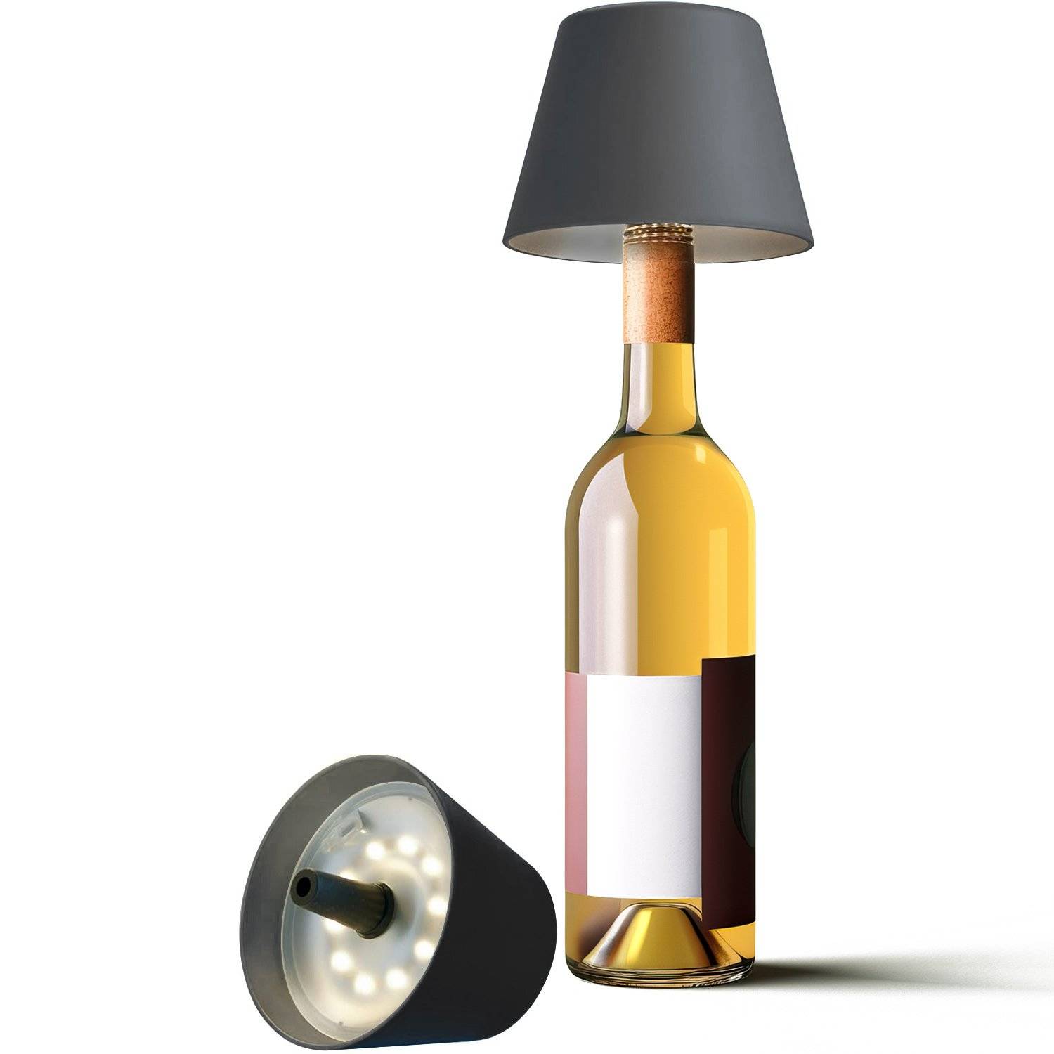 Lampada LED Paralume per Bottiglie Dimmerabile Batteria Ricaricabile Alimentazione USB-C™-0