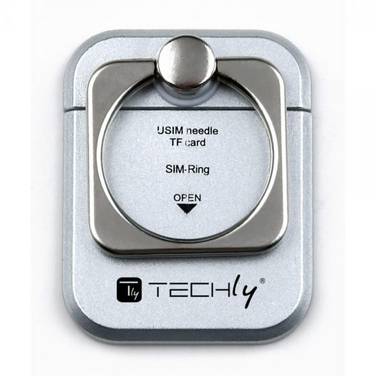 Anello e Supporto per Smartphone Silver