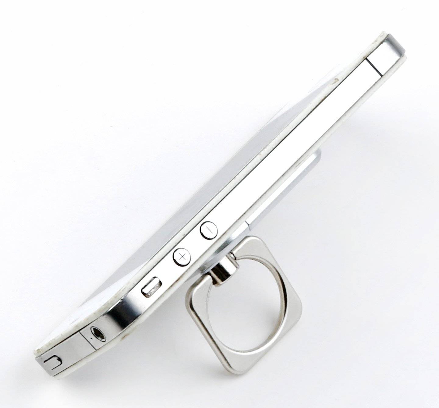 Anello e Supporto per Smartphone Silver-4