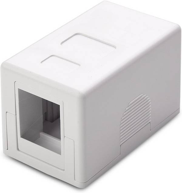 Presa a Muro per 1 Frutto Keystone Bianco