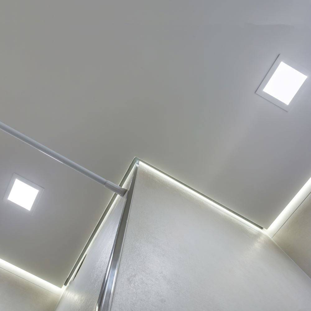V-TAC Mini Pannello LED Chip Samsung 3W Quadrato Incasso (Foro 75-80mm) 6500K-2