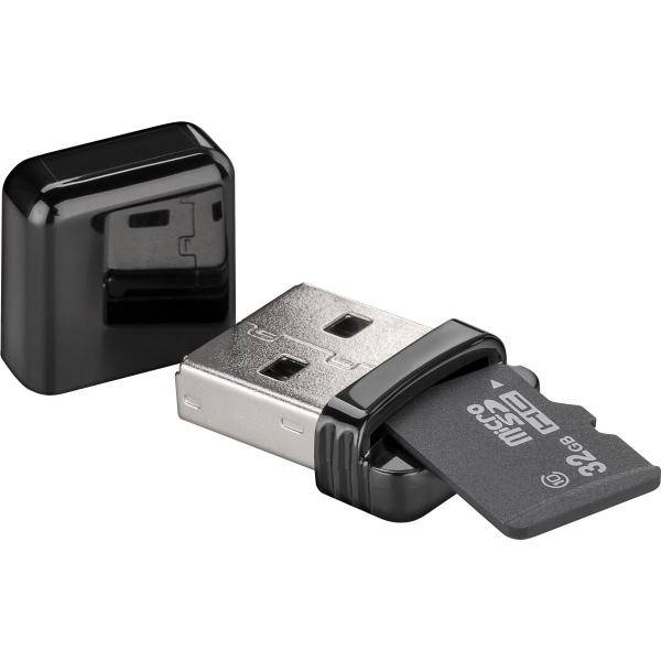 Goobay 38656 lettore di schede USB Nero (goobay kortl?ser - USB 2.0)-2