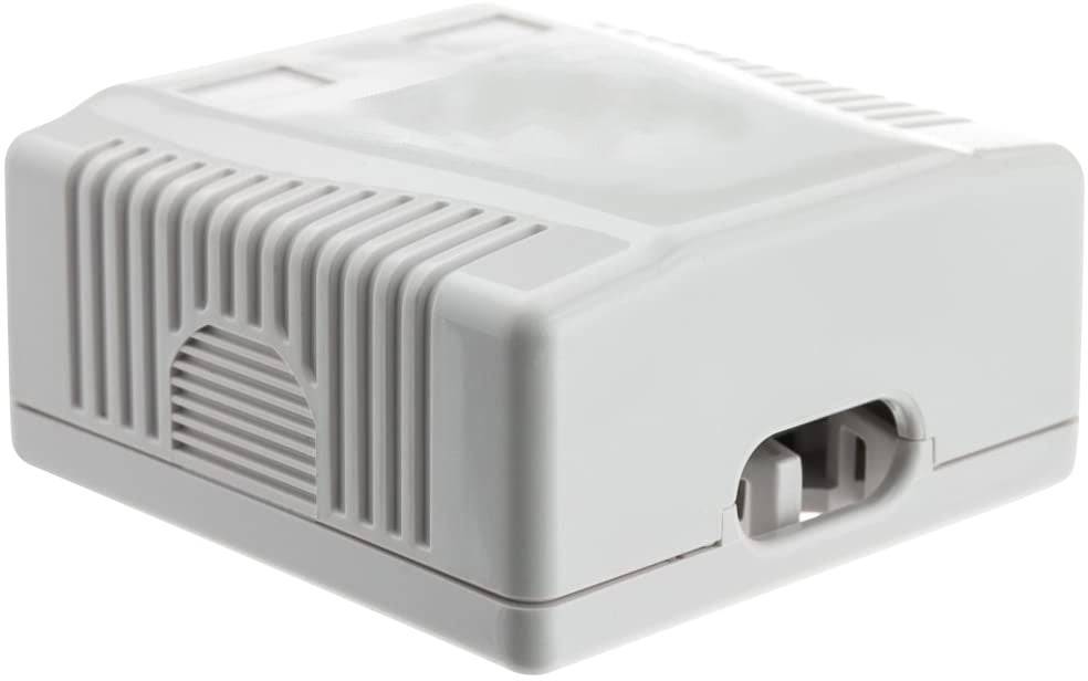 Presa a Muro con 2 Frutti RJ45 Cat.6 UTP Beige-2