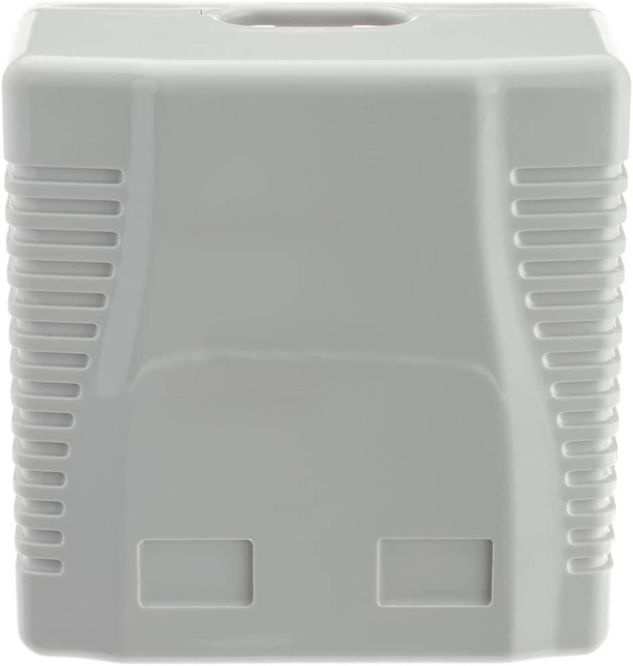 Presa a Muro con 2 Frutti RJ45 Cat.6 UTP Beige-3