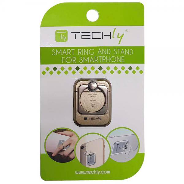 Anello e Supporto per Smartphone Oro-1