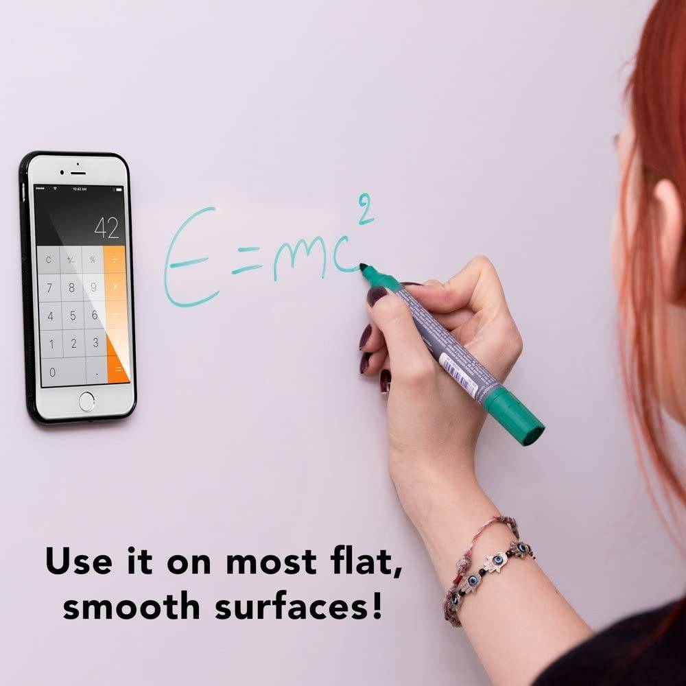 Supporto Smartphone Universale Adesivo Grip Phone con Stand Nero-2