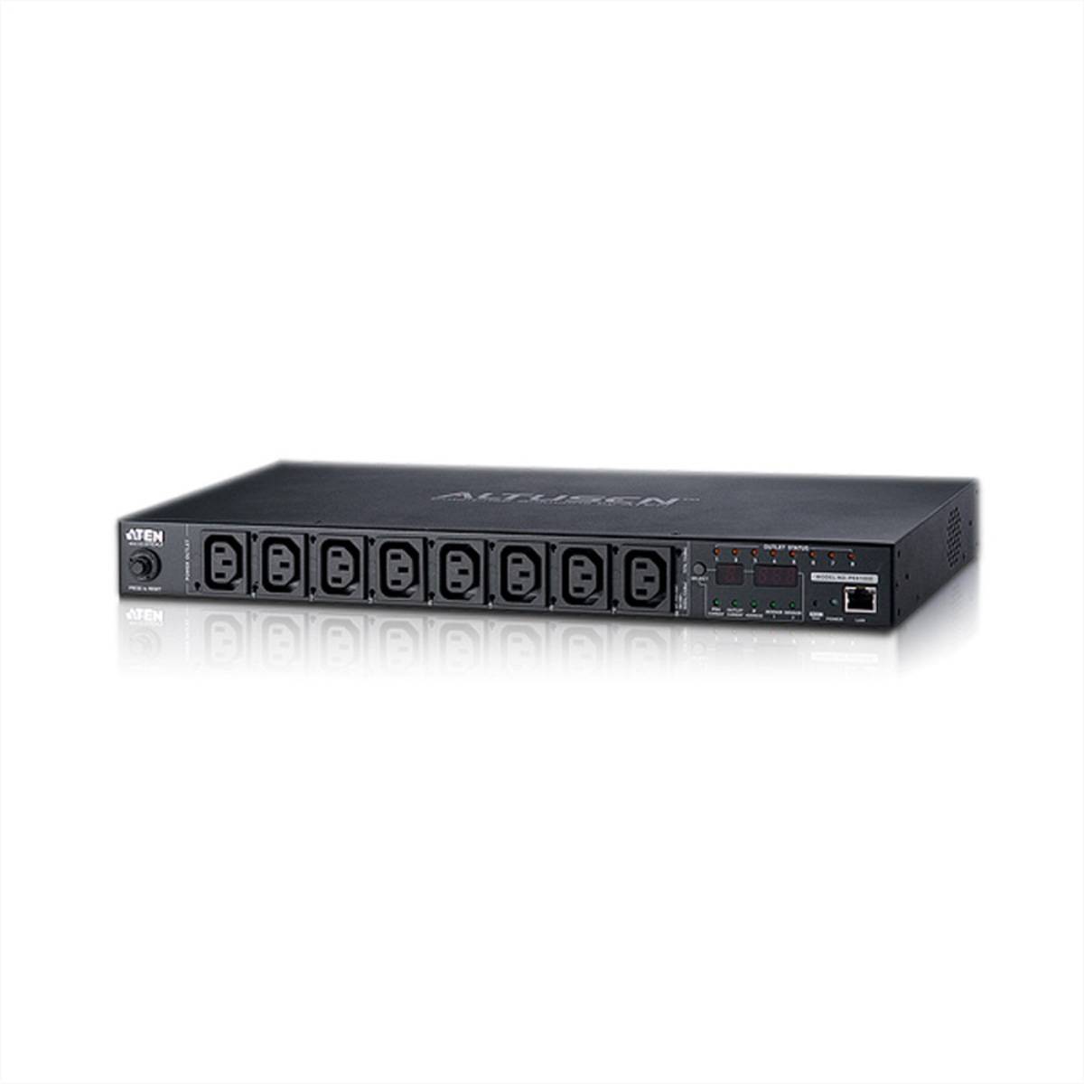ATEN PE6108 Presa interruttore remoto IP, 8 porte, 1U, 8x C13 , 10A, misurazione energia-0