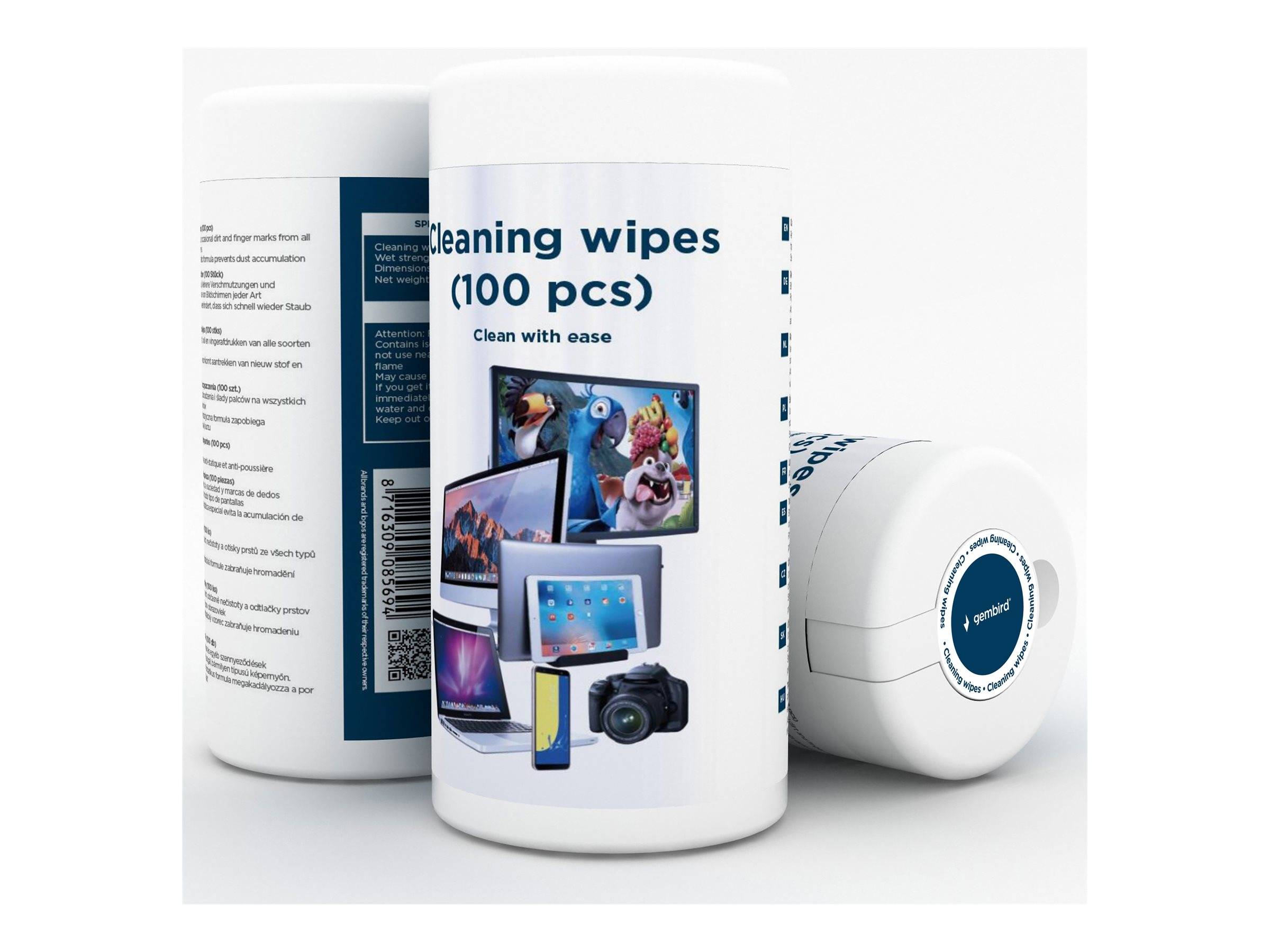 Gembird - Reinigungstücher (Wipes)-1