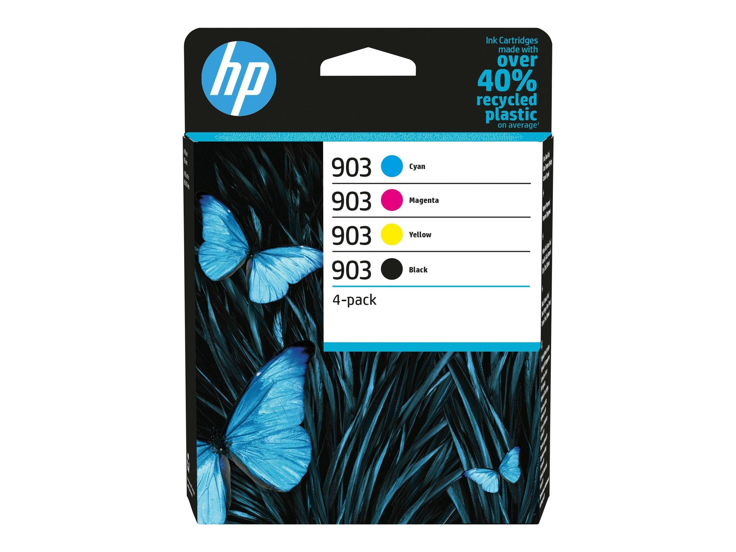 HP 903 - Confezione da 4: nero, giallo, ciano, magenta-1