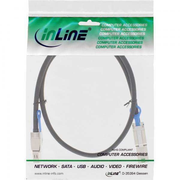 InLine externes Mini SAS HD Kabel - SFF-8644 zu SFF-8088 - 6Gb/s - 2m-1