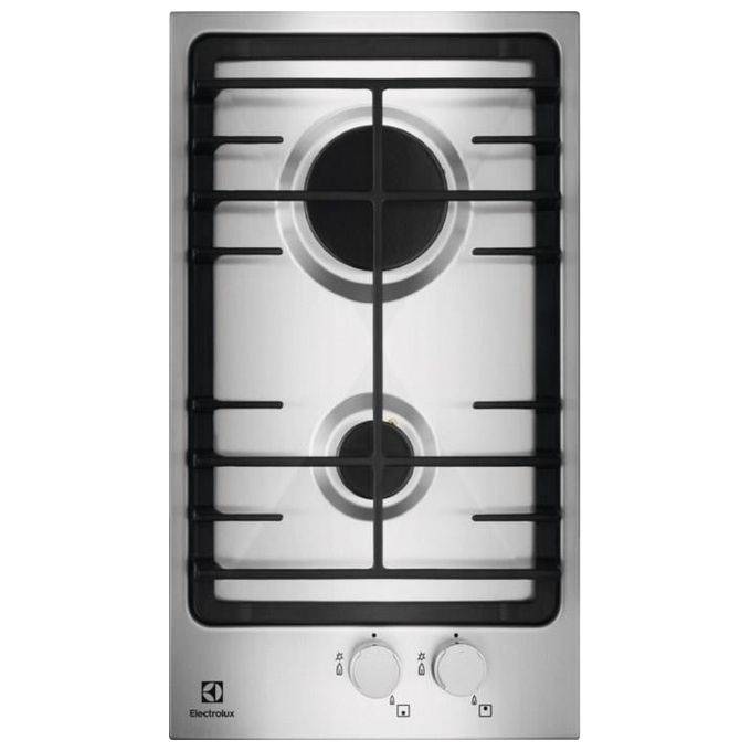 Electrolux EGG3322NVX Serie 300 Piano Cottura a Gas 2 Zone 29 cm Acciaio Inossidabile-0