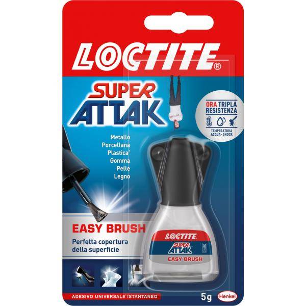LOCTITE SUPER ATTAK EASY BRUSH COLLA LIQUIDA 5GR
