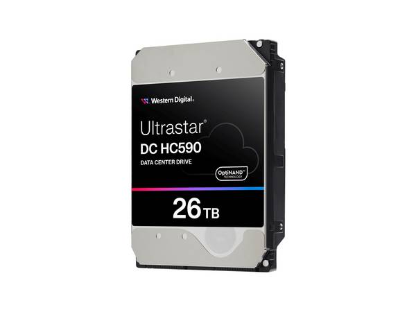 WD Ultrastar DC HC590 - Festplatte - Datencenter - 26 TB - intern - 3.5" (8.9 cm) - SAS 12Gb/s - 7200 rpm - Puffer: