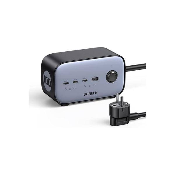 Ugreen DigiNest Pro 1 presa(e) AC Tipo C 18 m 4 3680 W Nero-1
