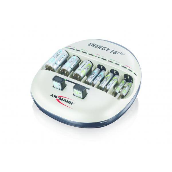 Ansmann 16+, 9v, AA, AAA, C, D-0