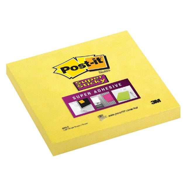 3M 654-S selbstklebendes Etikett Gelb 90 Stück(e) (654-S)-3