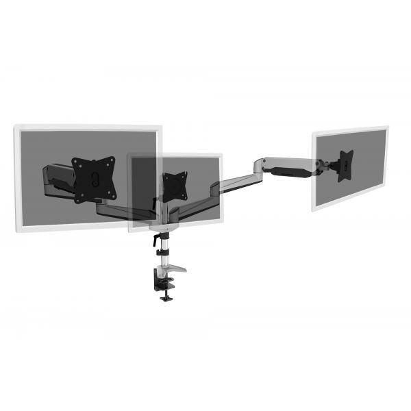 Monitor triplo universale DIGITUS - con molla a gas e attacco a morsetto-1