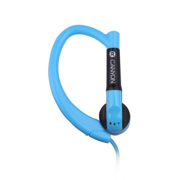 Canyon CNS-SEP1BL cuffia e auricolare Cablato In-ear Sport Blu (Canyon Sport Earphones Blue)
