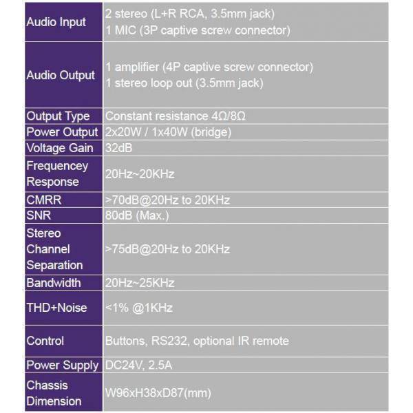 EET Audio amplifier 2x20W-2