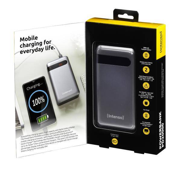 POWER BANK PD20000 MAH GREY-2